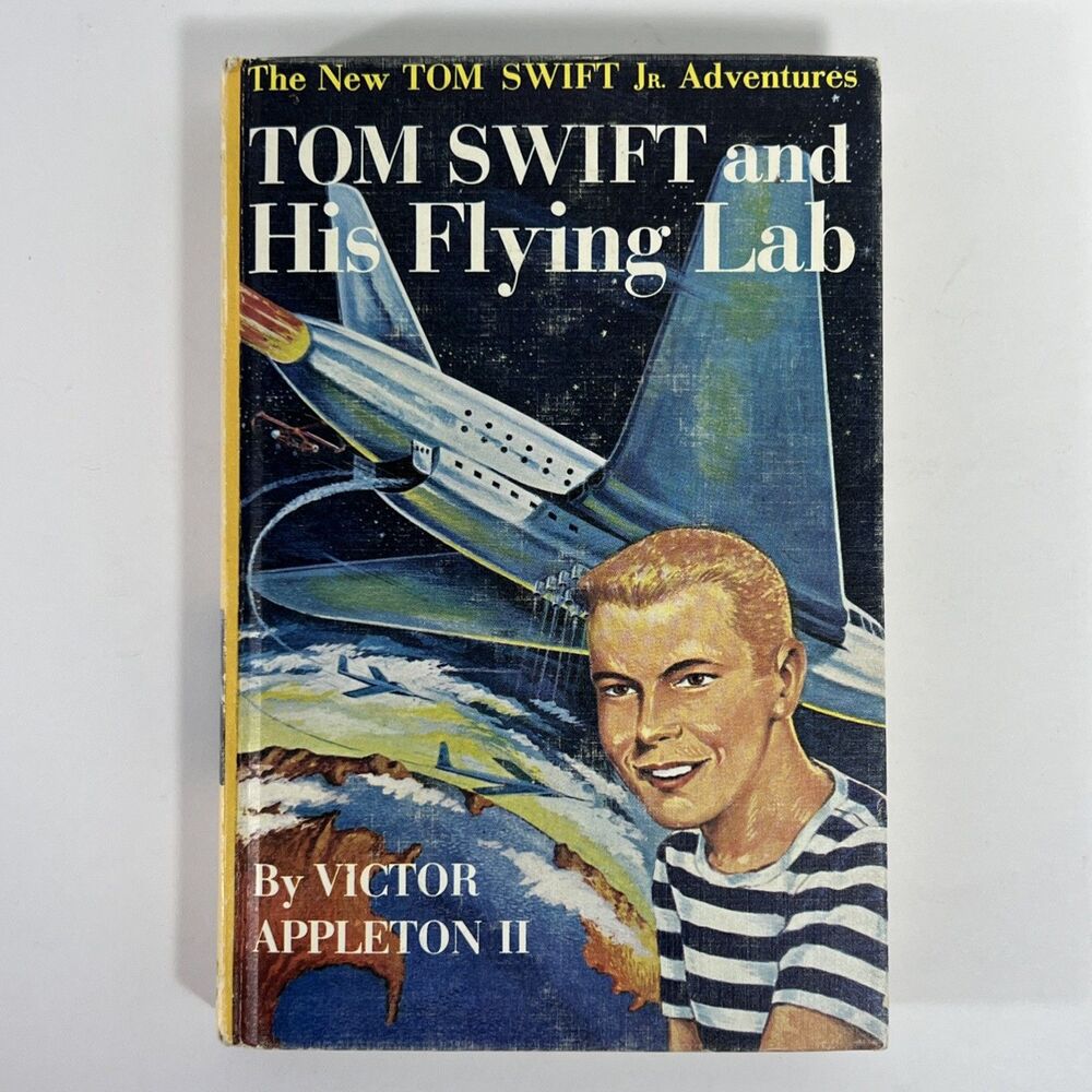 Vintage Tom Swift and His Flying Lab Book New Jr Adventures Series Science Ficti